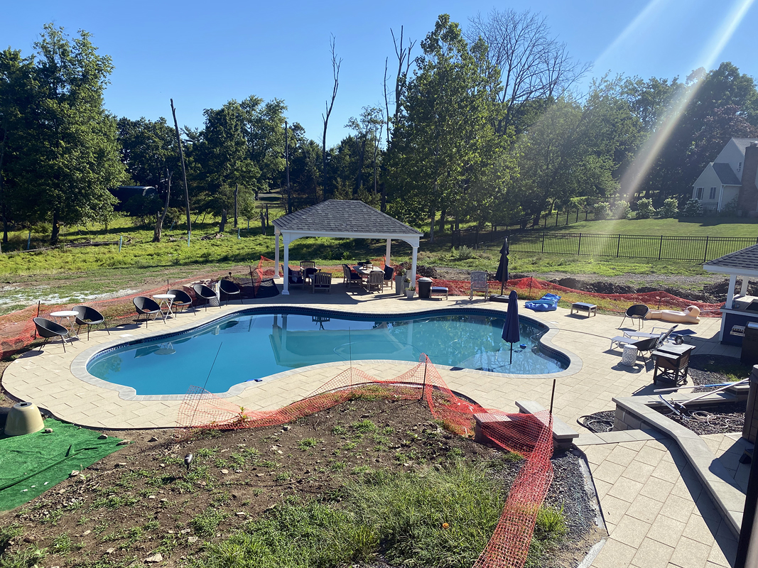 hydroPAVERS® - Swimming Pool Deck In Construction