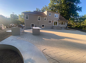 hydroPAVERS® - Patio In Construction