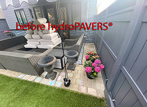 Before hydroPAVERS®