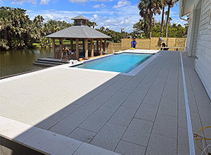 hydroPAVERS® Permit Approved To Complete Pool Deck