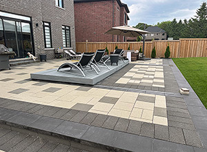 hydroPAVERS® -   Patios / Pool Area  - Complete Back Yard Makeover