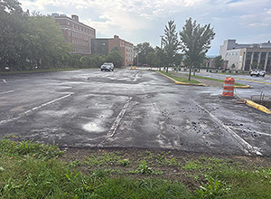 hydroPAVERS® -Old VS New Utica Parking Lot