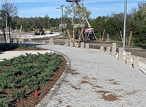 hydroPAVERS® - Manatee Parrish Park In Construction