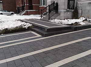 hydroPAVERS® - Charcoal With Off White