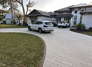 hydroPAVERS® - Circular Driveway - Off White