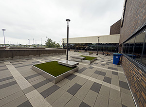 hydroPAVERS® - College Roof Amenity Areas
